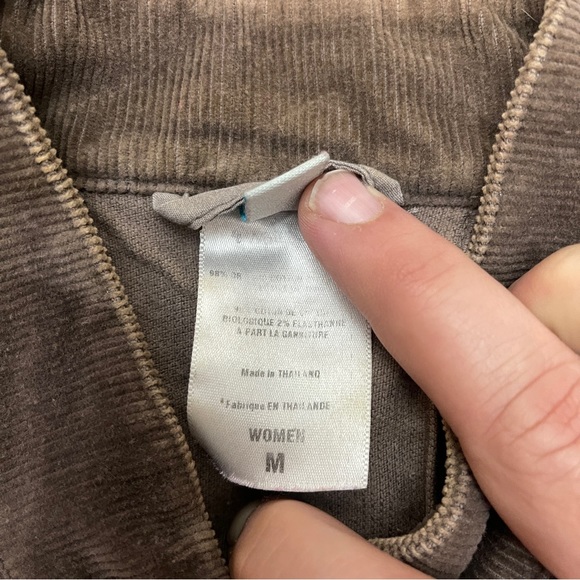 Patagonia Water Girl Corduroy Jacket Womens Medium Brown Button Front - Picture 5 of 11